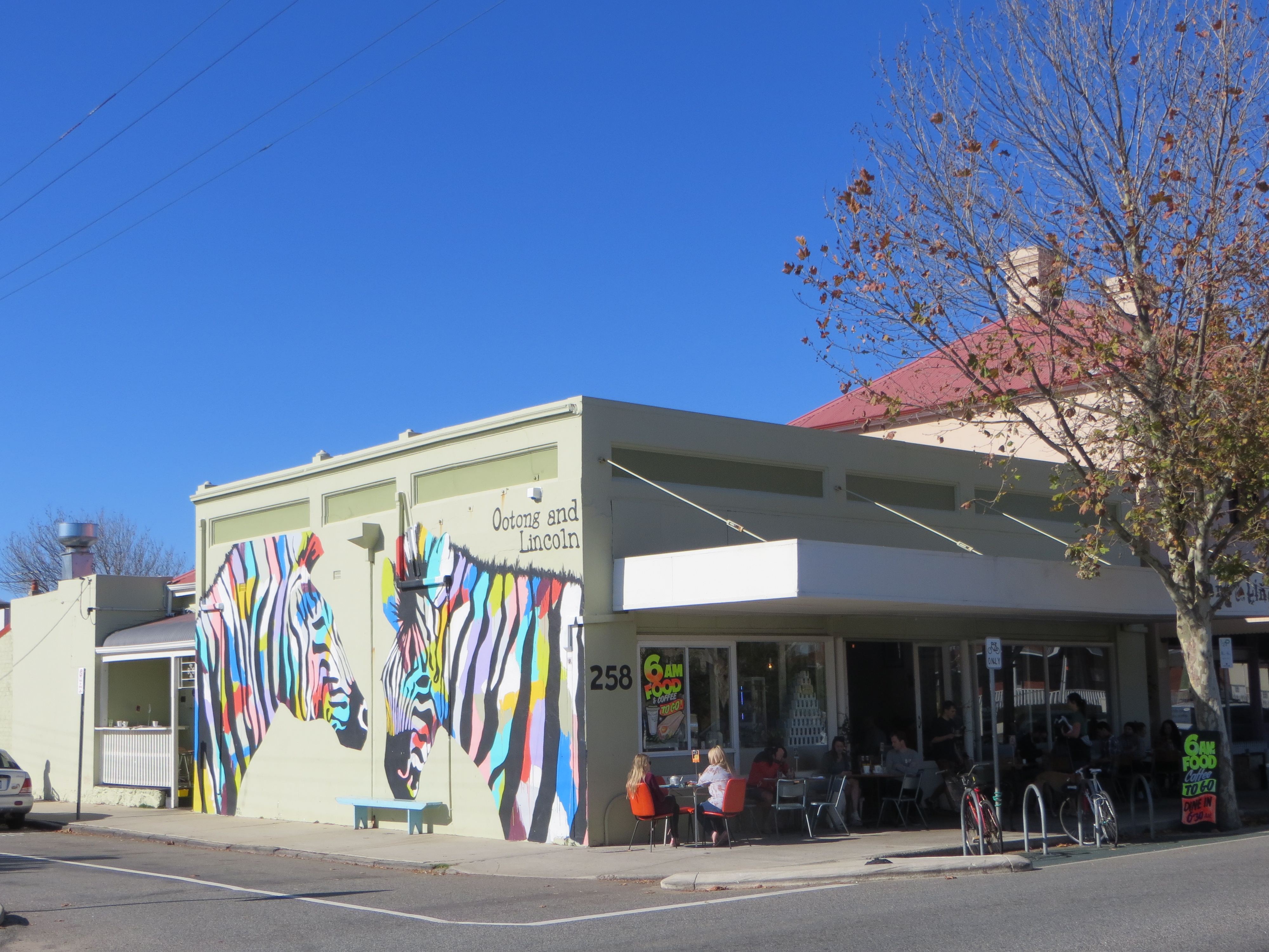 Ootong and Lincoln zebra art Freo