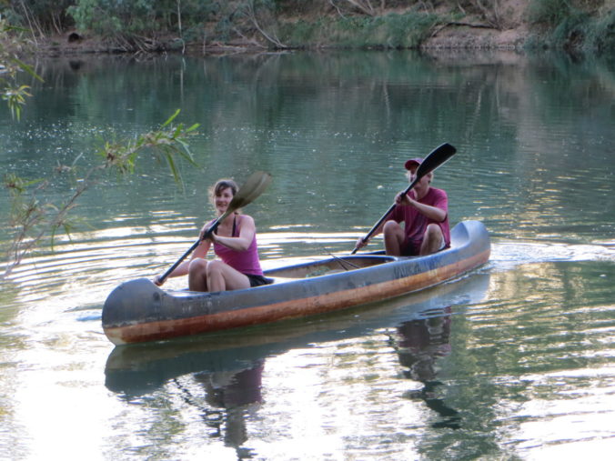 Katherine river by canoe