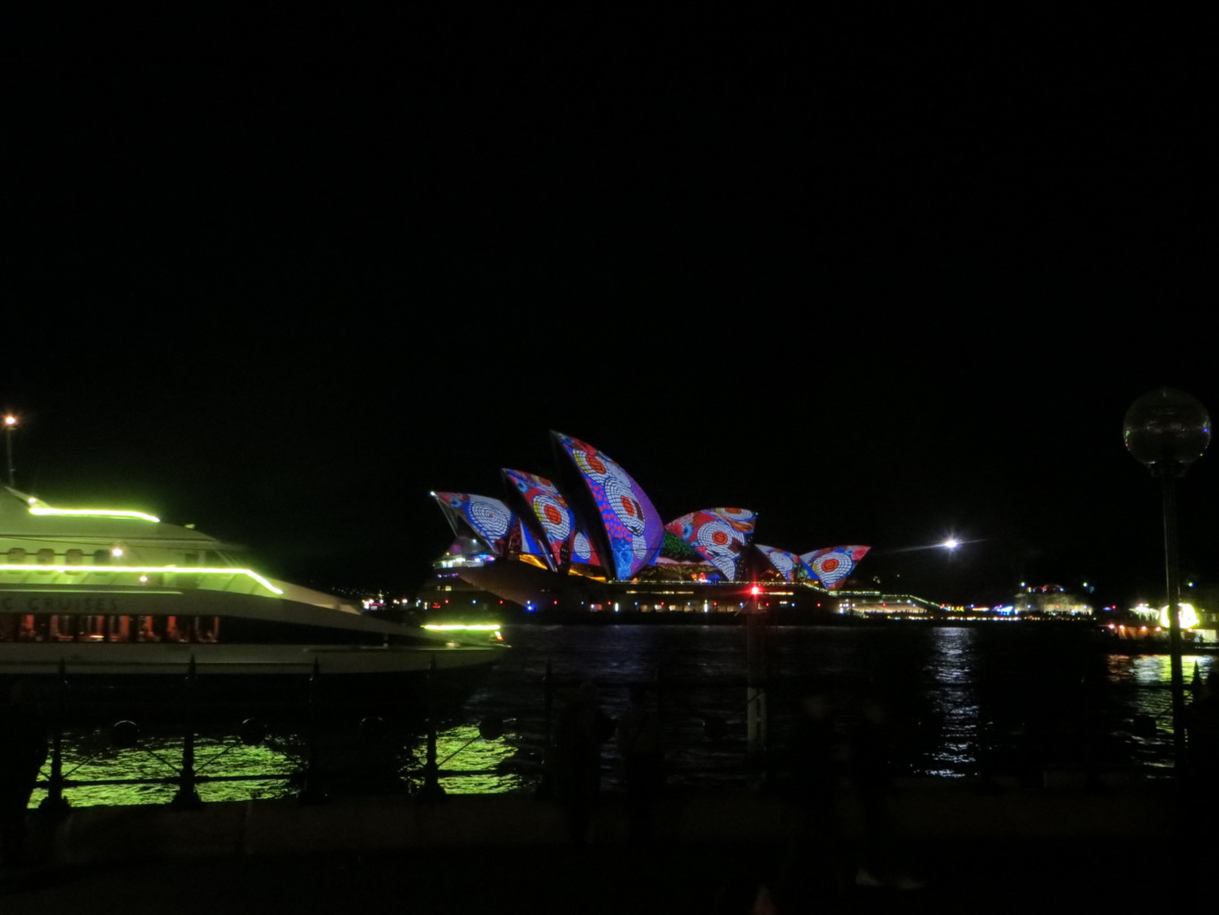 Sydney Opera House Lit Up For Vivid