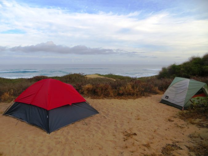 Tents On Polihale Beach