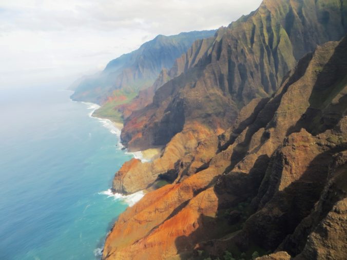 Kauai Cliffs From Above