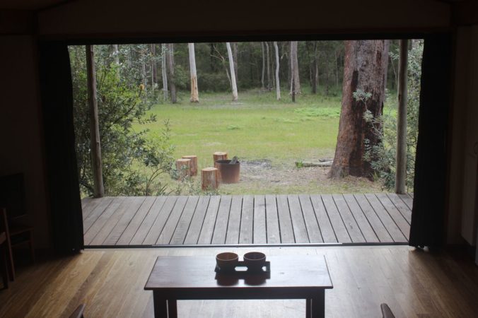 Worrowing Eco Hut View deck