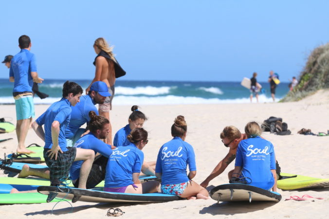 Surf lesson with Soul Surf School